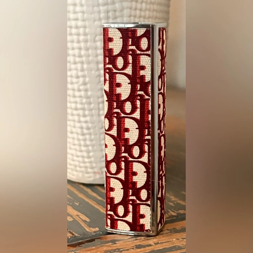 DIOR ADDICT CASE - LIMITED EDITION: Burgundy Oblique NWOT - Picture 5 of 9